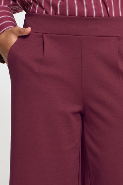 Kate Signature Wide Crop Pant (Rhododendron)