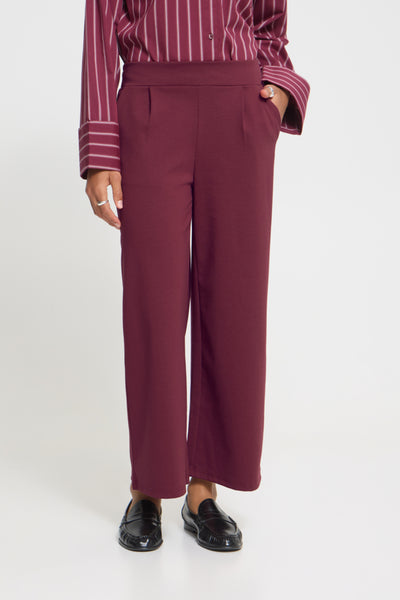Kate Signature Wide Crop Pant (Rhododendron)