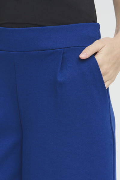 Kate Signature Wide Crop Pant (Sodalite Blue)