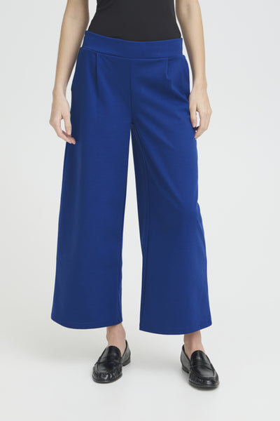 Kate Signature Wide Crop Pant (Sodalite Blue)