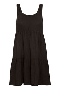 Foxa Cotton Dress (Black)