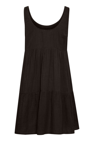 Foxa Cotton Dress (Black)