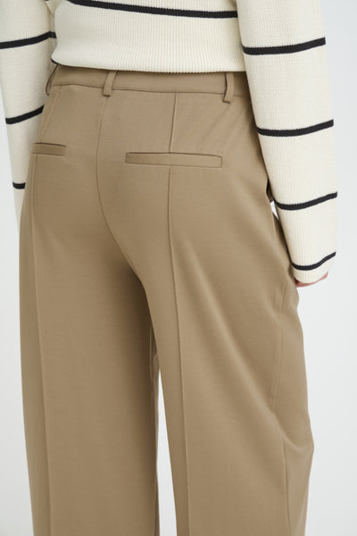 Kate Wide Office Pant (Sepia Tint)