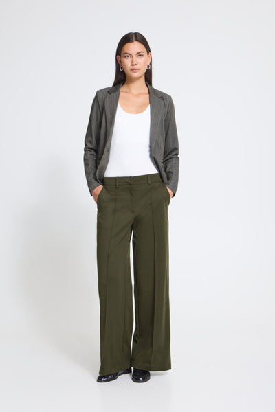 Kate Wide Office Pant (Rosin)