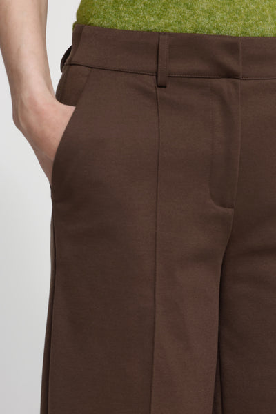 Kate Wide Office Pant (Chicory Coffee)