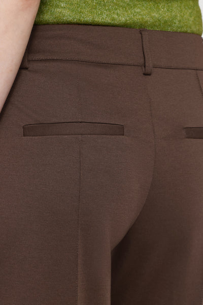 Kate Wide Office Pant (Chicory Coffee)