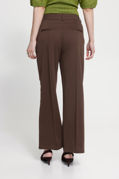 Kate Wide Office Pant (Chicory Coffee)