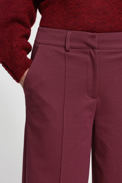 Kate Wide Office Pant (Rhododendron)
