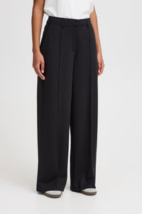 Kate Wide Office Pant (Black)