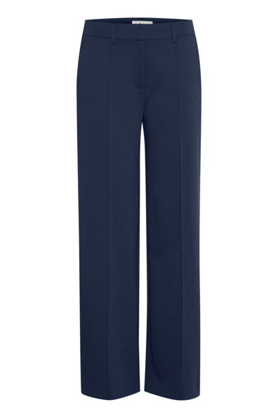 Kate Wide Office Pant (Navy)