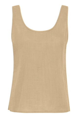 Foxa Cotton Tank (Doeskin)