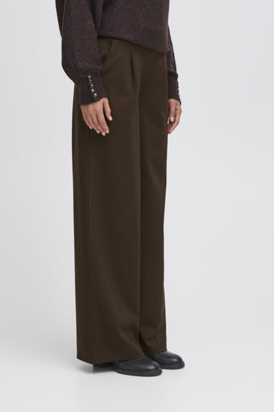 Kate Signature Wide Pant (Chocolate Brown)