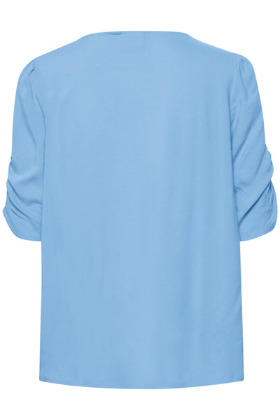 Maina Rouched Sleeve Top - 2 Colour Options