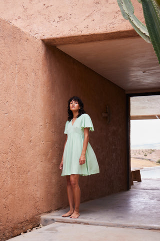 Marrakech Dress (Sprucestone Green)