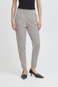 Kate Jacquard Pant (Light Herringbone)