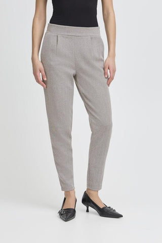 Kate Jacquard Pant (Light Herringbone)