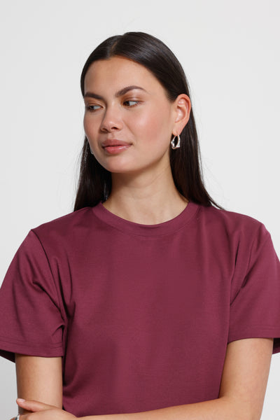 Kate Short Sleeve Top (Rhododendron)