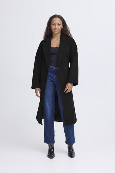 Jannet Tie Coat (Black)