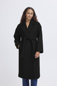 Jannet Tie Coat (Black)