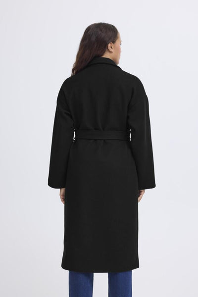 Jannet Tie Coat (Black)