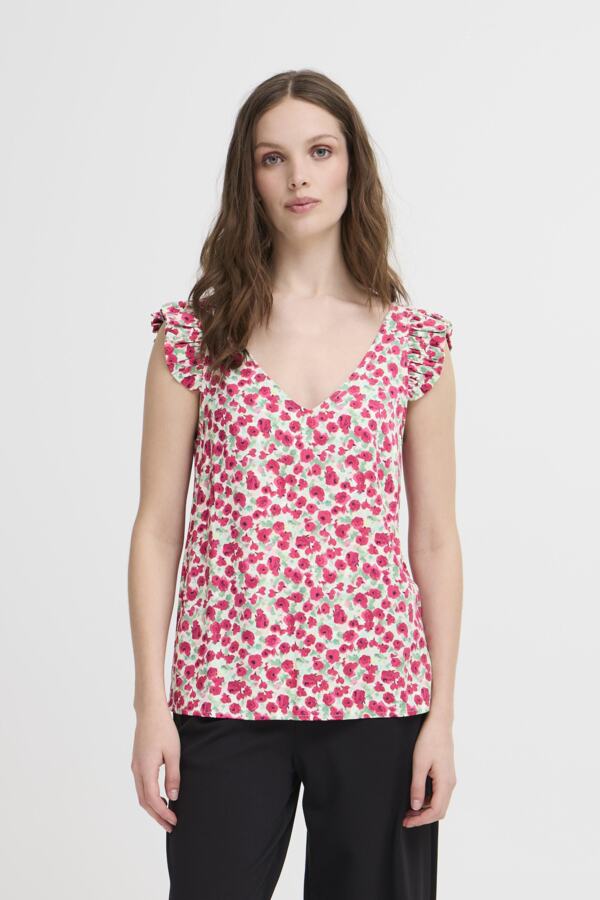 Haya Frill Top (Floral)