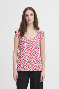 Haya Frill Top (Floral)