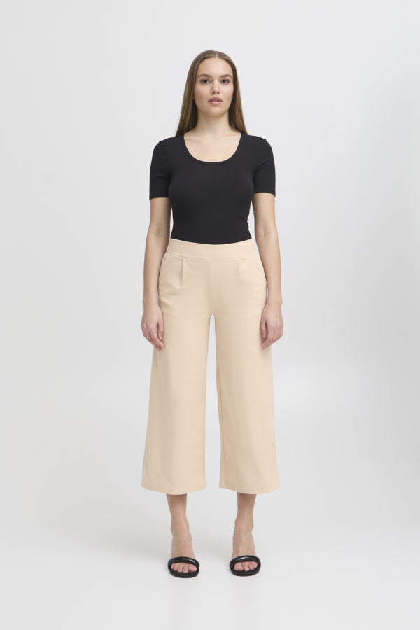 Kate Denim Crop Wide Leg Pant (Nature)