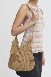 Meryl Straw Shoulder Bag
