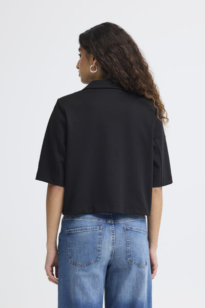 Kate Signature Crop Jacket (Black)