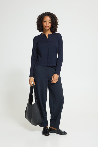 Kate Barrel Pant (Navy)