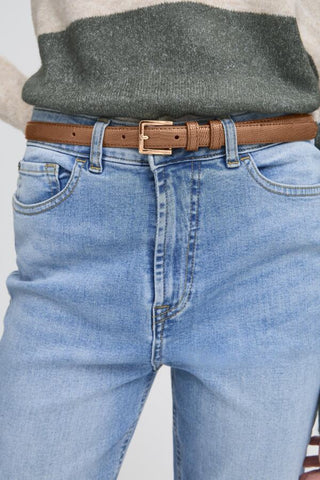 Leana Thin Belt (Tan)