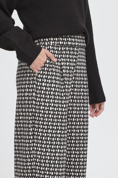 Kate Printed Pant (Graphic Dot)