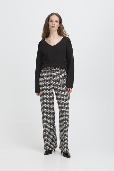 Kate Printed Pant (Graphic Dot)