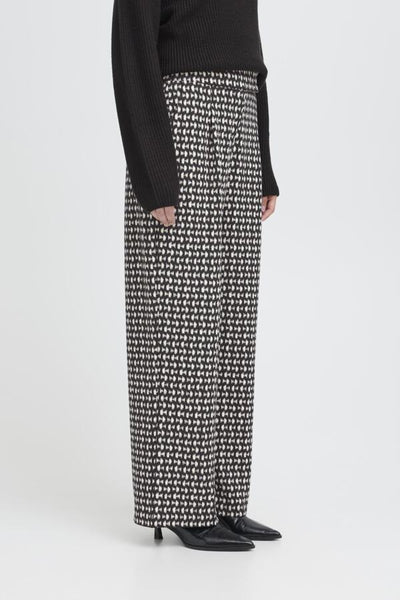 Kate Printed Pant (Graphic Dot)
