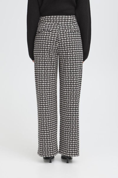 Kate Printed Pant (Graphic Dot)