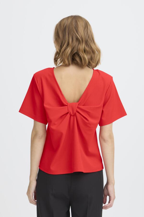 Matine Bow Top (Red)