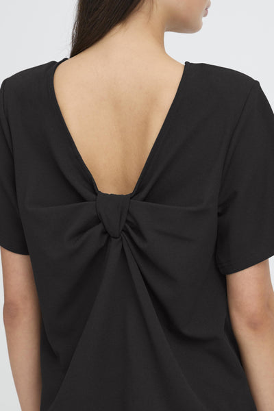 Matine Bow Top (Black)