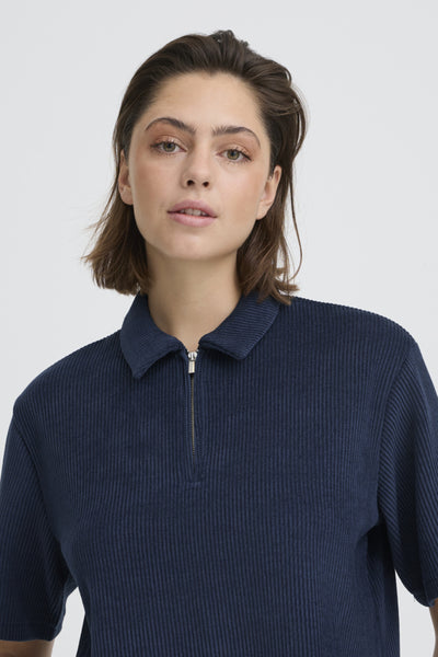 Kate Corduroy Top (Navy)