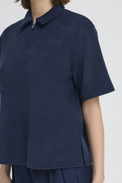 Kate Corduroy Top (Navy)