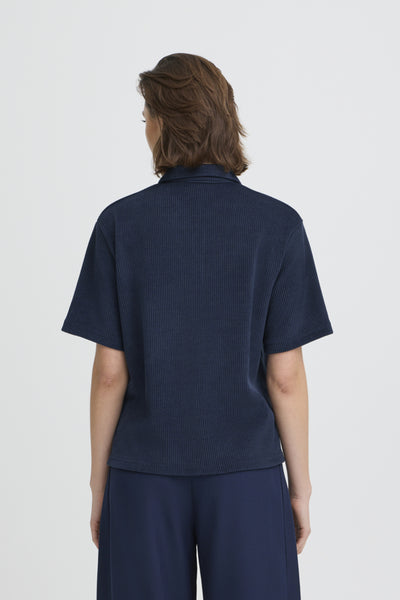 Kate Corduroy Top (Navy)