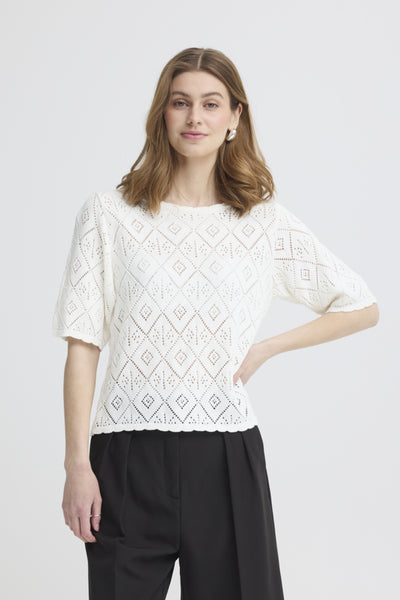 Aluha Cotton Blend Sweater (Birch)