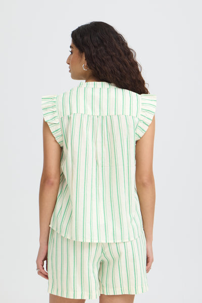 Jovil Cotton Blouse (Greenbriar)