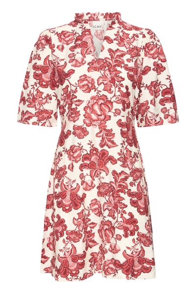 Gilvis Floral Dress (Red)