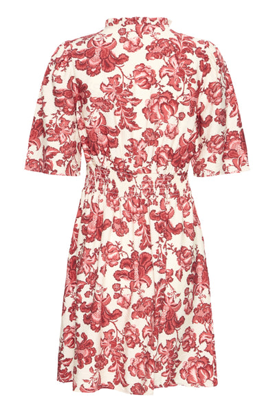 Gilvis Floral Dress (Red)
