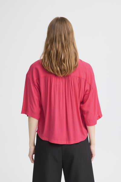 Marrakech Button Down Blouse (Azalea)