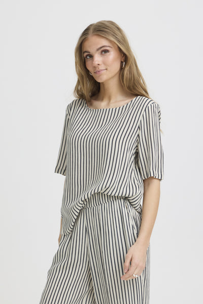 Marrakech Printed Top (Stripe)