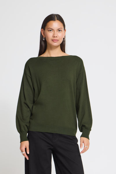 Luls Boatneck Sweater (Rosin)