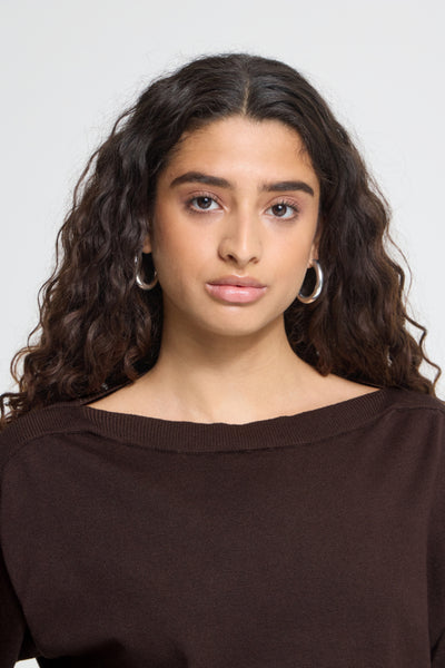 Luls Boatneck Sweater (Chocolate)