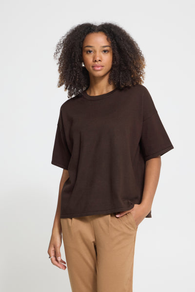 Luls Loose Fit Sweater (Chocolate Torte)