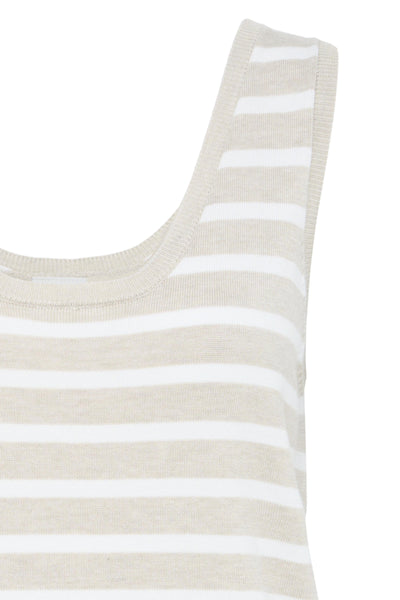 Luls Knit Tank (Oatmeal Stripe)
